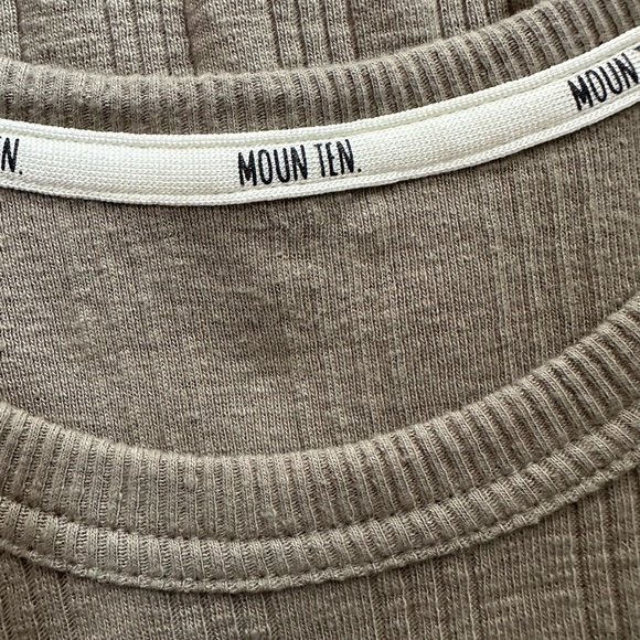 {MOUN TEN} Vintage Rib Tank Top Slub Rib - Kid’s Sz L - Picture 9 of 12